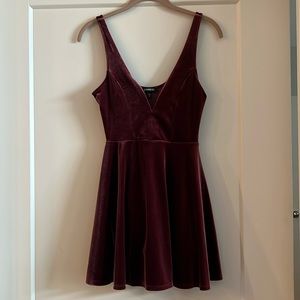 Express Maroon Romper